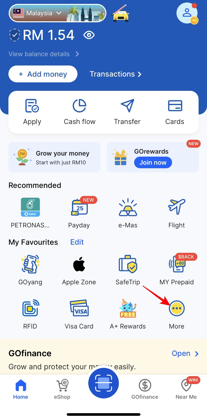 Langkah Mudah Perbaharui My50 Step 1